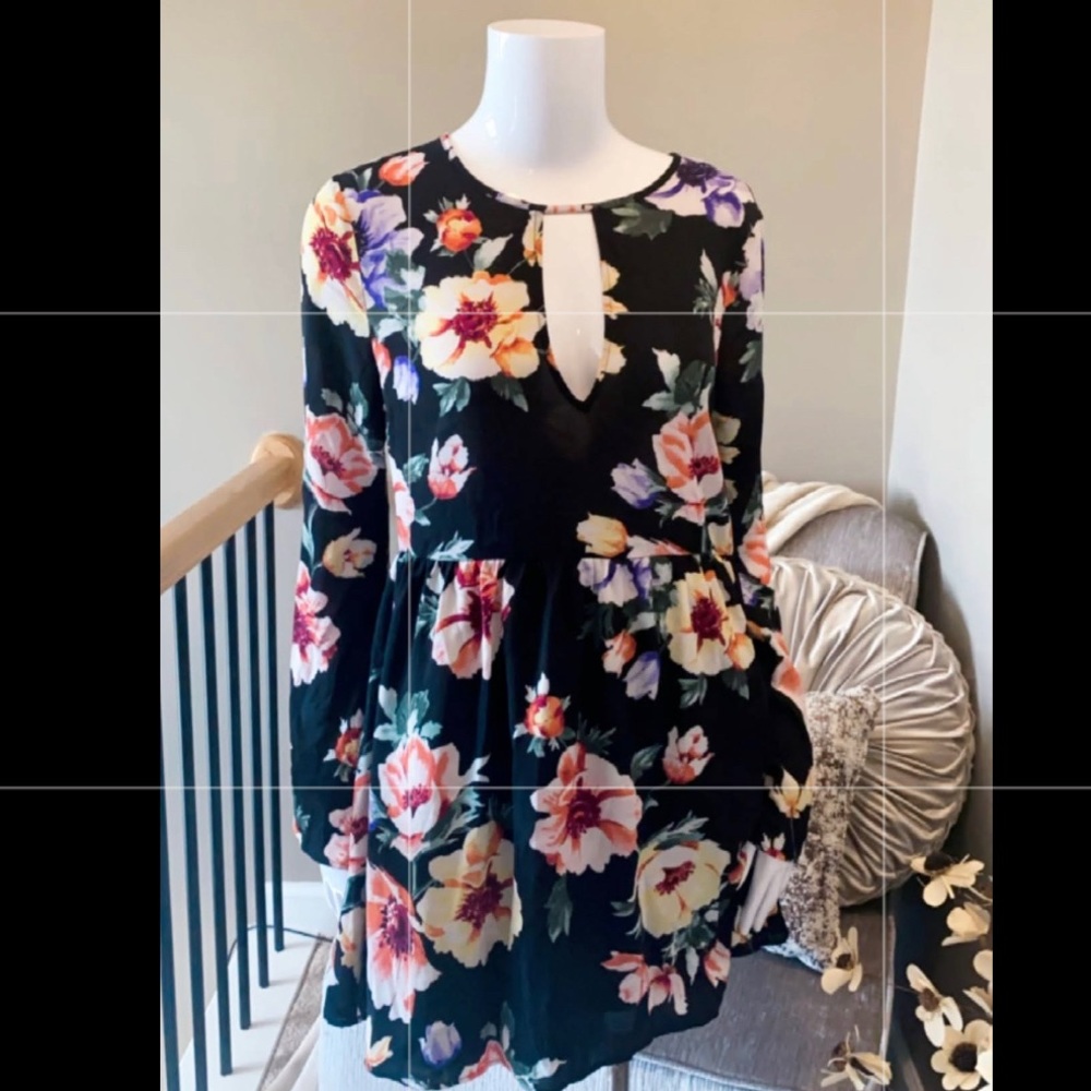 Long Sleeve floral dress